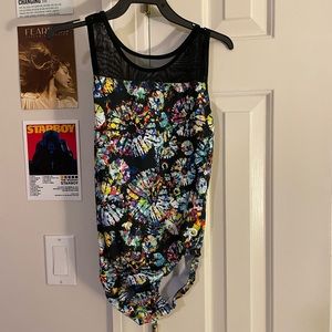 Plum gymnastics leotard